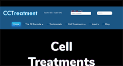 Desktop Screenshot of cancer-cell-treatment.com