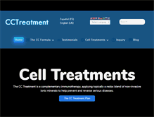 Tablet Screenshot of cancer-cell-treatment.com